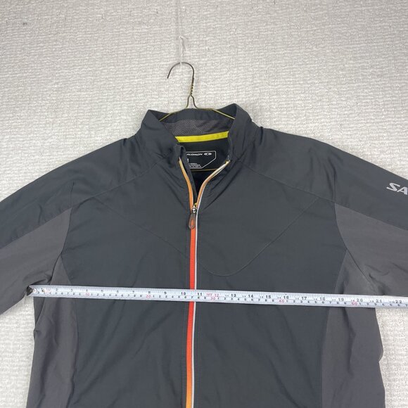 Salomon Clima Wind Ultralight Jacket Running / Training Athletic Black Men Sz L - Picture 11 of 16